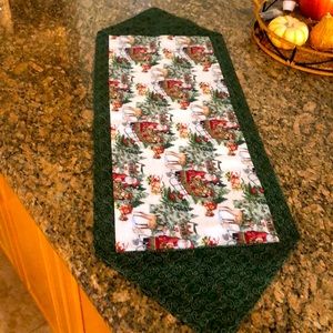 Custom reversible Christmas Table runners